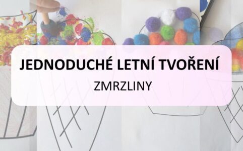 Letní tvoření pro děti, zmrzliny