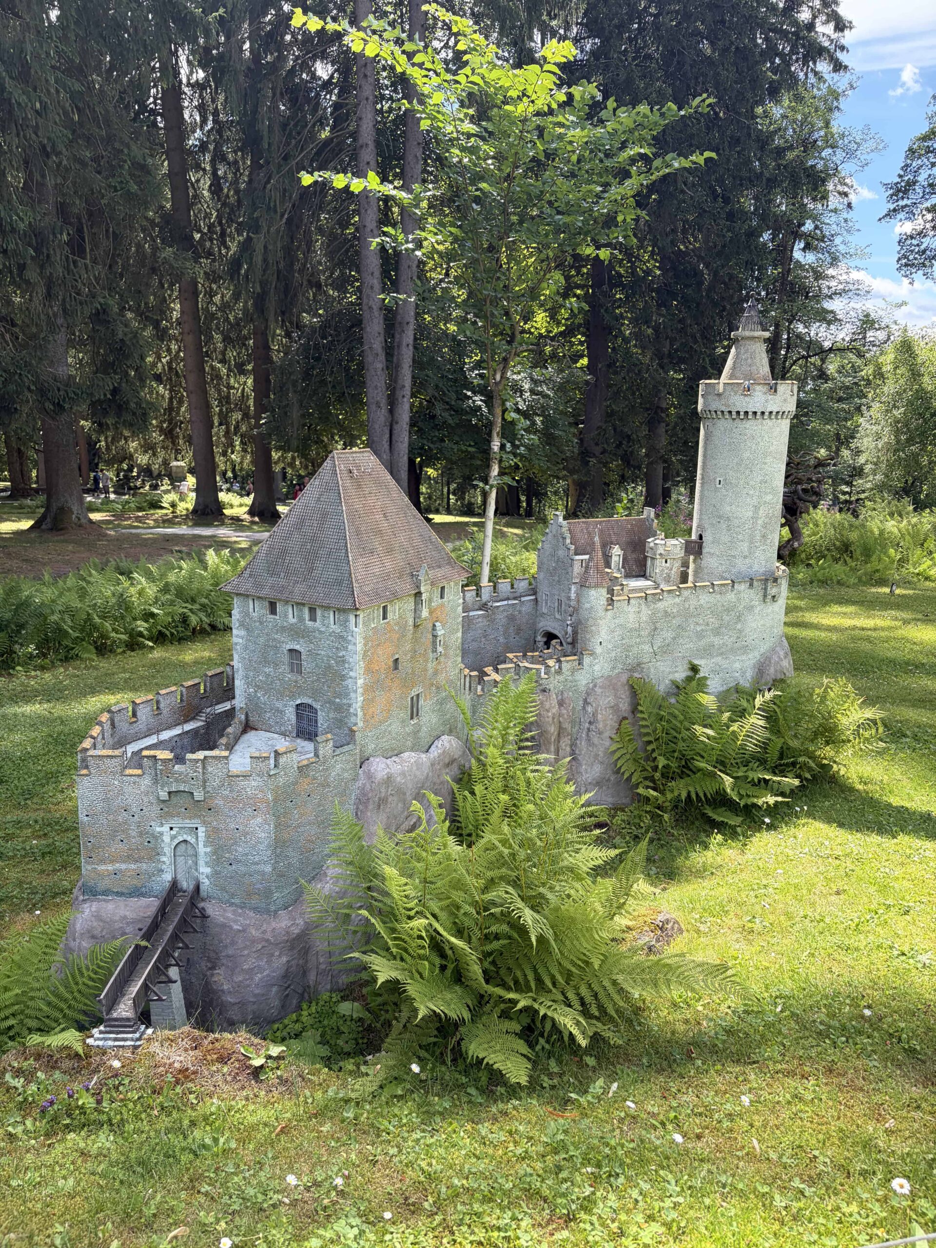 jedna z miniatur v parku Boheminium v Mariánských Lázních